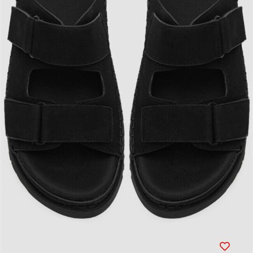 Luigi flatform sandals new, black, size 39