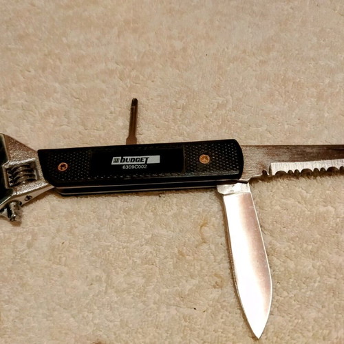 Budget multitool 5 in 1 like new stainless steel