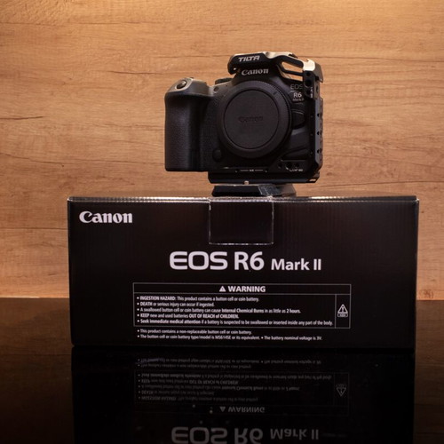 Canon EOS R6 Mark II camera with Tilta Cage