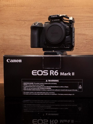 Canon EOS R6 Mark II camera with Tilta Cage