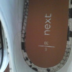 Next sneakers new with snake print, sizes 39-40, colorful sports shoes
