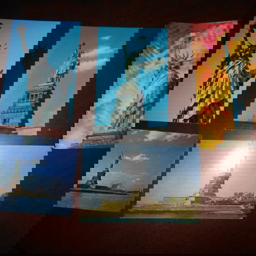 Νέα Υόρκη Άγαλμα της Ελευθερίας 5 κάρτες μεταχειρισμένες, όλες μαζί