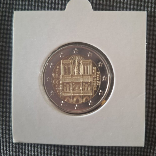 2 Euro Coin France 2025 Notre Dame Uncirculated