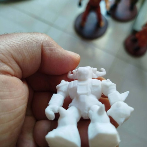 Buffalo figure printed new