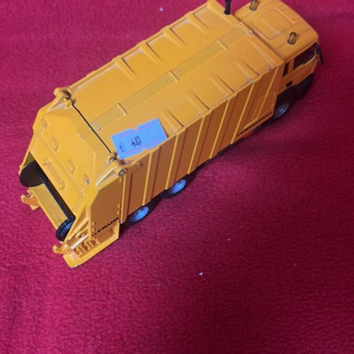 Toy garbage truck used, metal