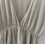 Blouse with gold thread used, silver, small-medium