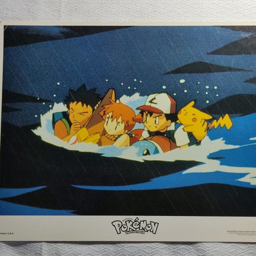 Pokémon The First Movie paper movie posters like new