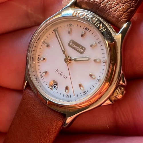 Bossini Bolero women's watch used with brown strap
