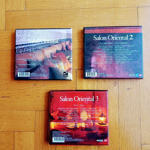 Salon Oriental pack of 3 cases with 6 CDs new