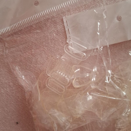 Transparent straps new, set of two