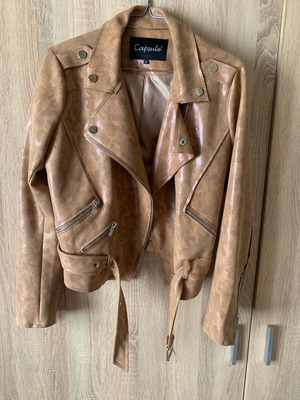 Echo leather Capsule spring jacket like new, brown
