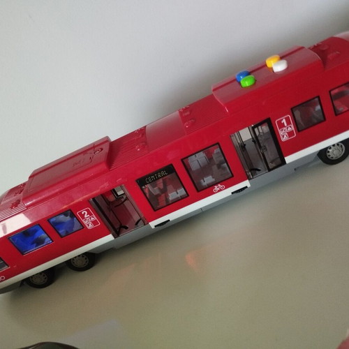 Large toy vehicle with sound and light like new