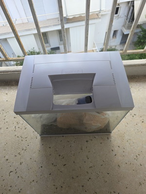 Γυάλα ψαριών μεγάλη με παρελκόμενα
