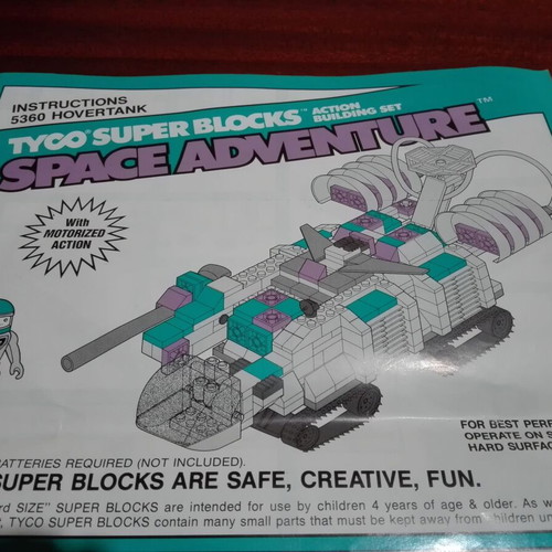 Tyco Hovertank 5360 used, space adventure set 1989