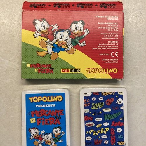 Panini Comics sealed new comic playing cards