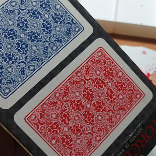 Torcello playing cards set used, 2 decks, 100% PVC, Dal Negro