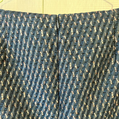 Mini skirt Loft like new, winter, size medium, blue