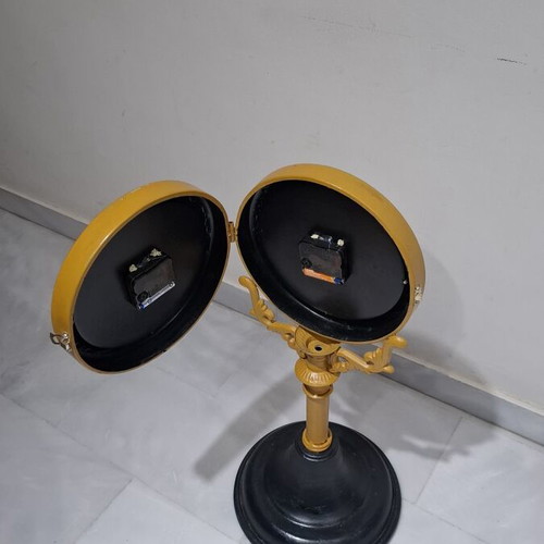 Double-Sided Station Table Clock like new, vintage style, 60 cm height
