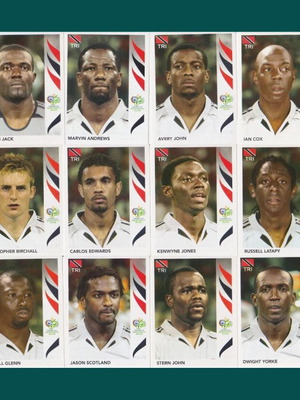 Panini World Cup 2006 Complete Set Team Trinidad and Tobago