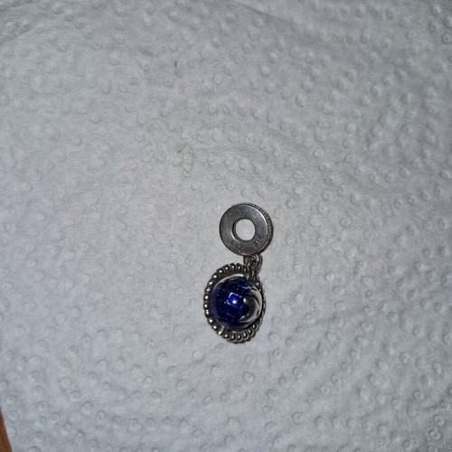 Pandora Charm Globe 925 new, blue