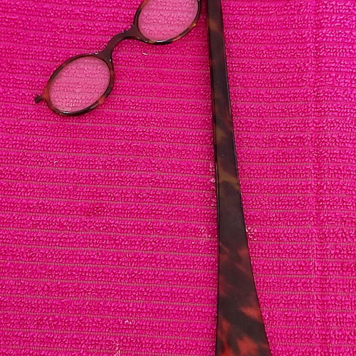 French Presbyopia Glasses Tortoise Shell Handle Used, Circa 1900