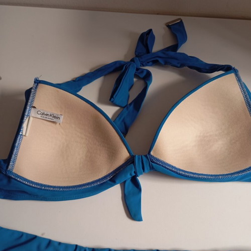Calvin Klein women's swimsuit used, size L, blue