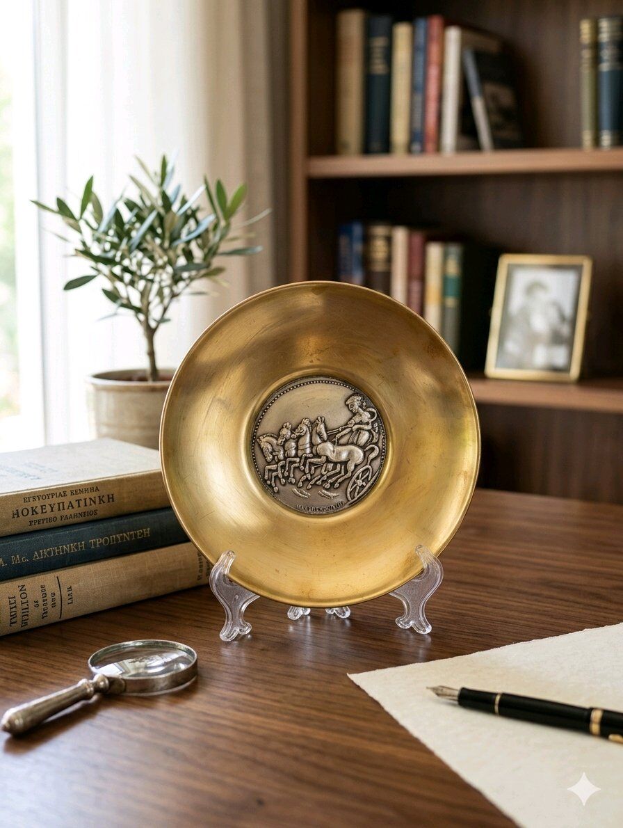 Ilias Lalaounis decorative plate silver… - € 120,00 - Vendora.cy