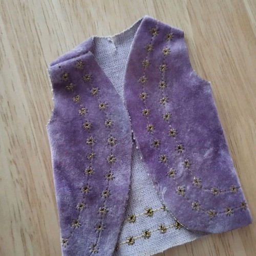 Velvet vest Bibbi Bo A period like new