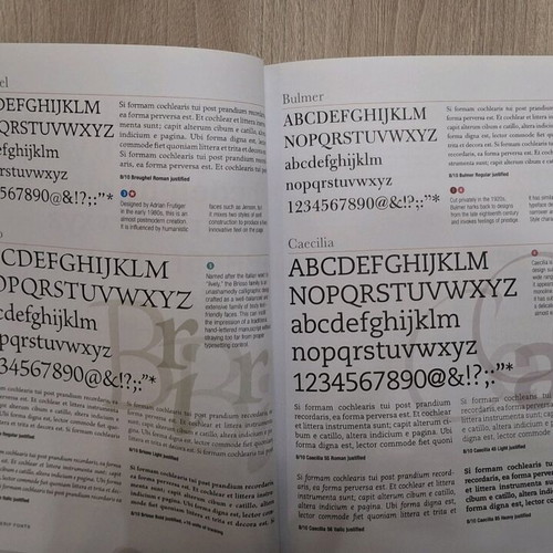 1000 Fonts by Bob Gordon used typography guide book in English