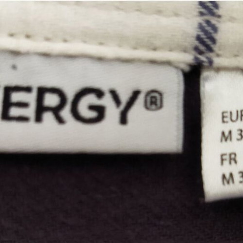 Livergy men's shirt medium used, cotton, white and blue