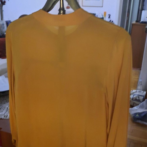 Women's shirt used, size L, gold, made in Italy