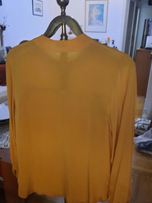 Women's shirt used, size L, gold, made in Italy