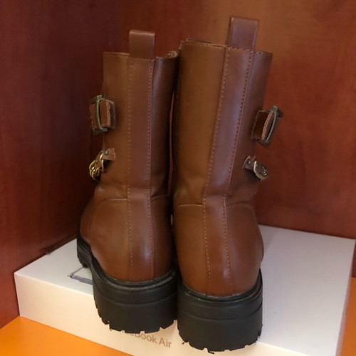 Ankle boots brown like new, size 39