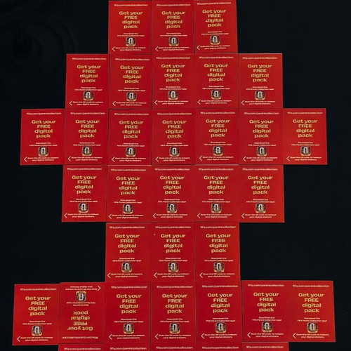 Panini FIFA World Cup 2026 digital pack codes, set of 36