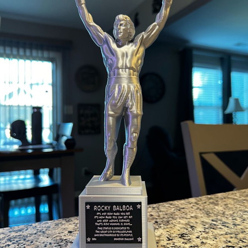 Rocky Balboa statue like new, height 27 cm