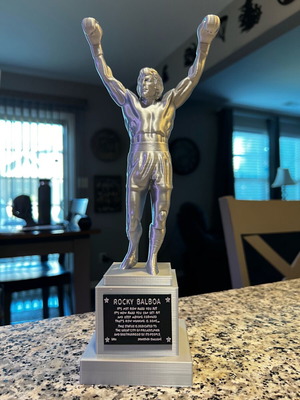 Rocky Balboa statue like new, height 27 cm