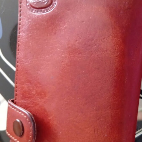 Salvadore men's leather wallet like new, brown