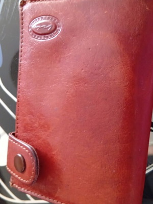 Salvadore men's leather wallet like new, brown