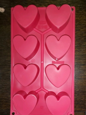 Pastry tools new, set with silicone and plastic molds