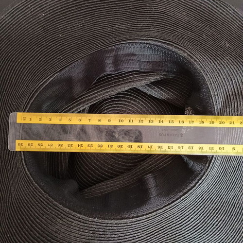 Women's summer hat black used EKG