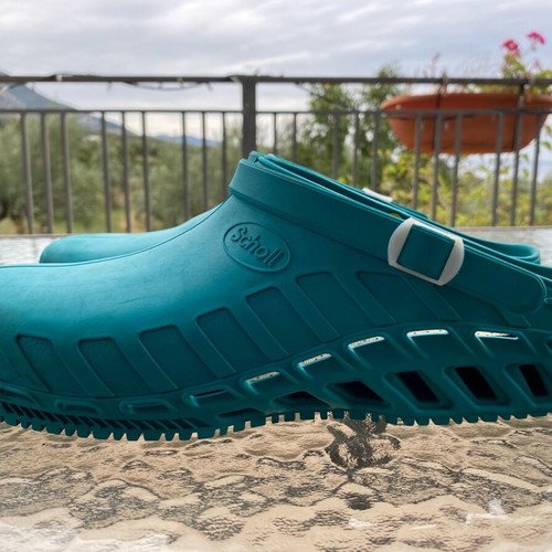 Scholl orthopedic clogs used