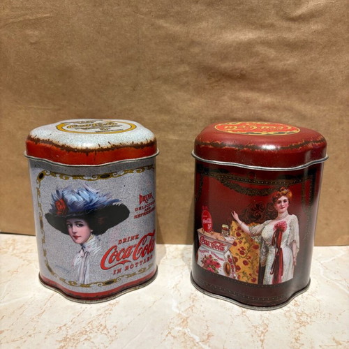 Coca Cola vintage aluminum cans like new