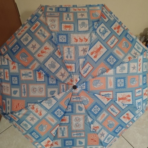 Beach Design Umbrella with Key Chain new