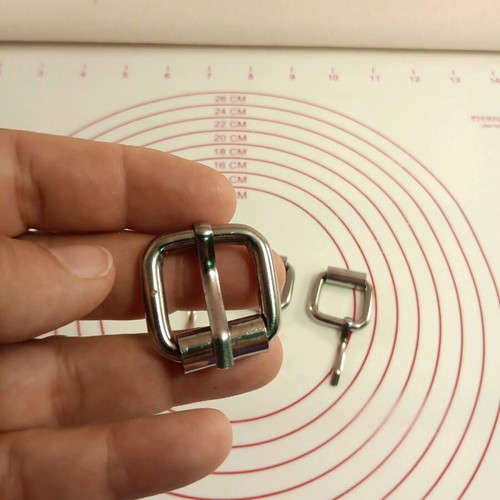 Metal hardware for bag and belt making, pack of 4 pieces