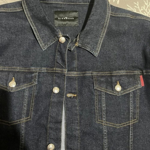 Jean jacket John Richmond size XL slim fit like new, blue