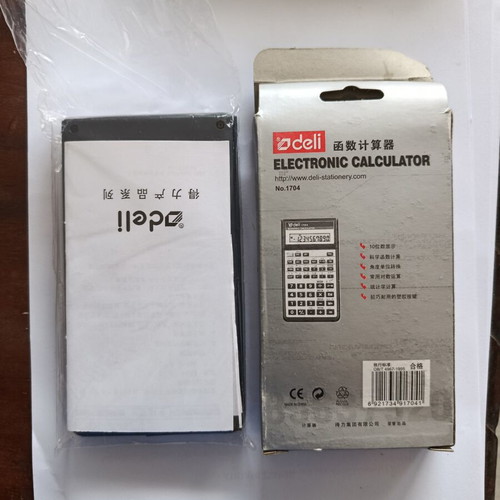 Deli Scientific Calculator new, 240 functions, dark gray