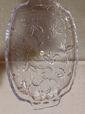 SOGA Japan luxury platter 39 cm new with holly design