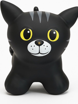 Jumpy inflatable toy black cat new with tag