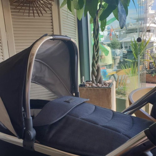 Oyster 3-in-1 stroller like new with car seat, bath tub, and high chair