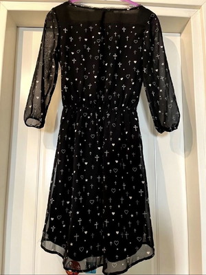 Bershka dresses like new, 2 pieces with transparent 3/4 sleeve